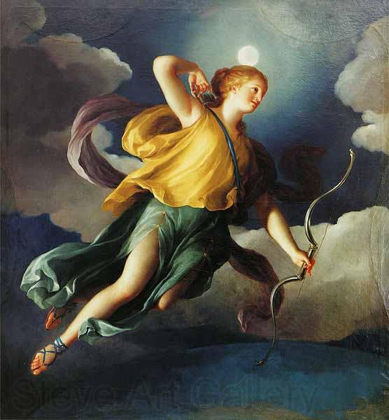 Anton Raphael Mengs Diana as Personification of the Night by Anton Raphael Mengs.